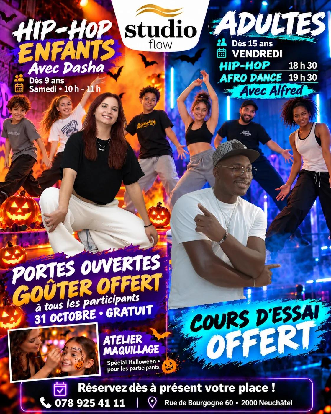 Portes ouvertes d’Halloween — Samedi 31 octobre · le matin · gratuit
