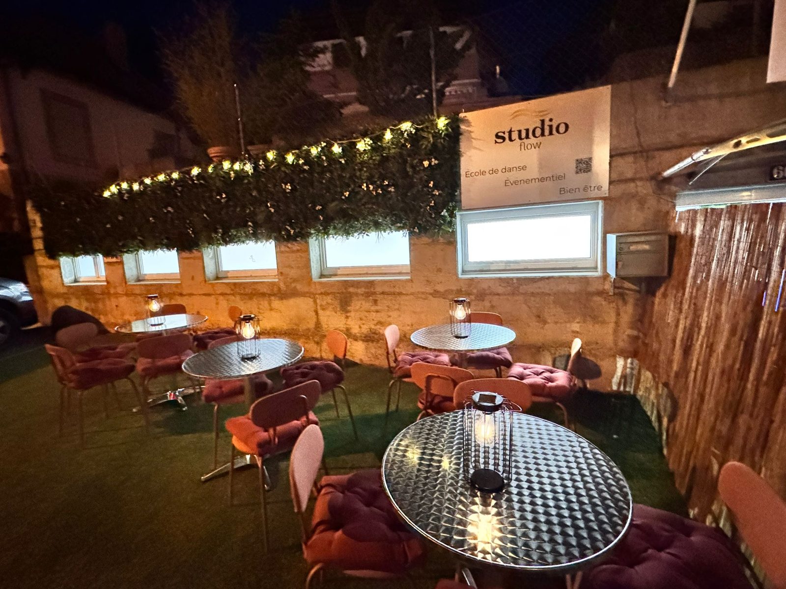 La terrasse du Studio Flow